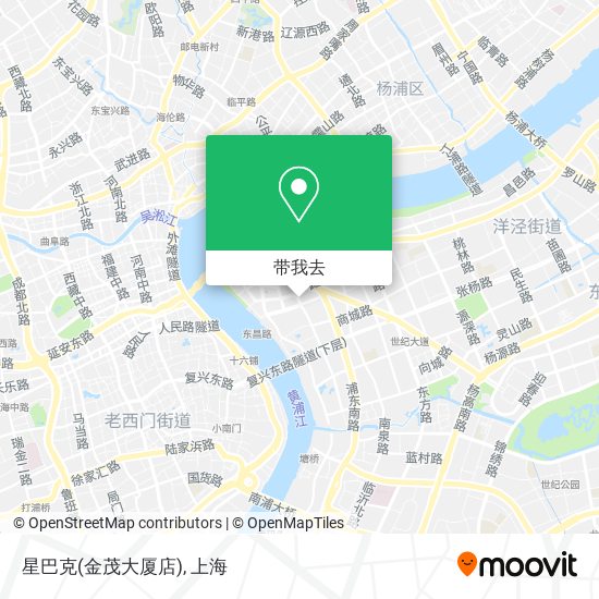 星巴克(金茂大厦店)地图