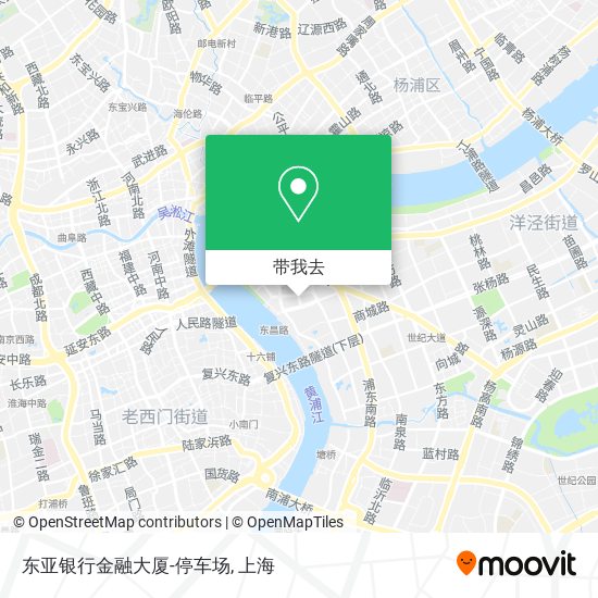 东亚银行金融大厦-停车场地图