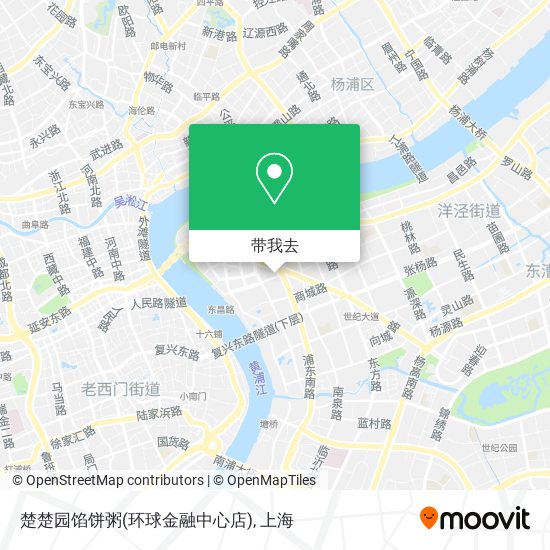 楚楚园馅饼粥(环球金融中心店)地图