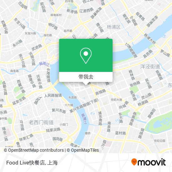 Food Live快餐店地图