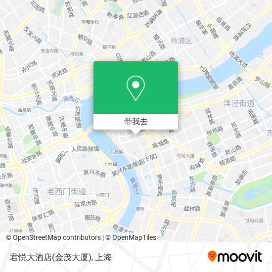 君悦大酒店(金茂大厦)地图
