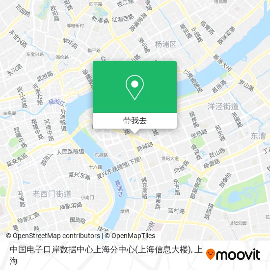 中国电子口岸数据中心上海分中心(上海信息大楼)地图
