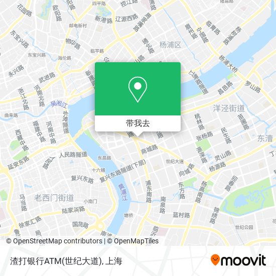 渣打银行ATM(世纪大道)地图