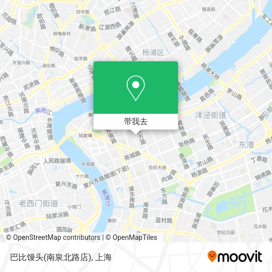巴比馒头(南泉北路店)地图