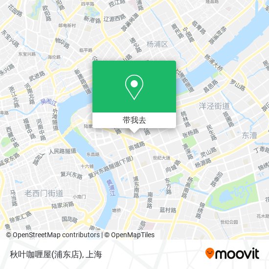 秋叶咖喱屋(浦东店)地图