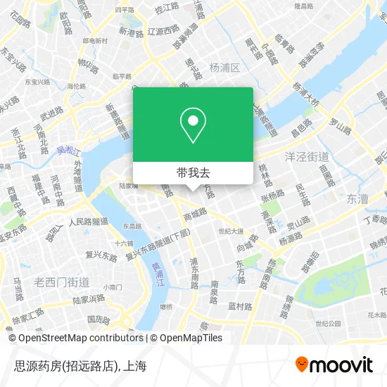 思源药房(招远路店)地图