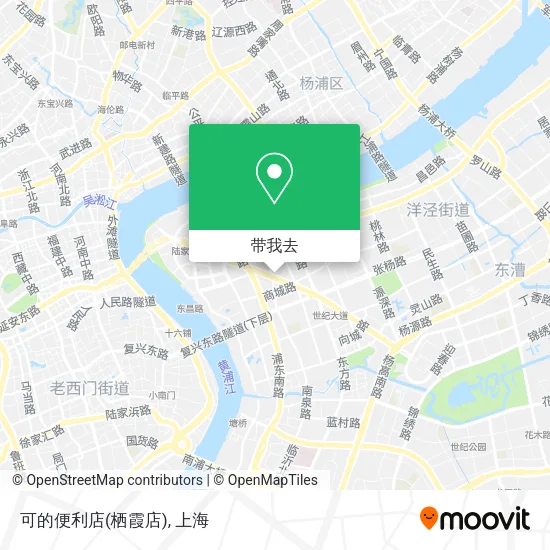 可的便利店(栖霞店)地图