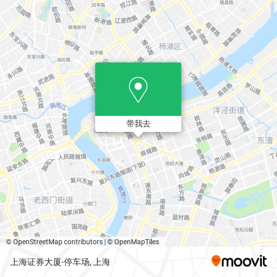 上海证券大厦-停车场地图