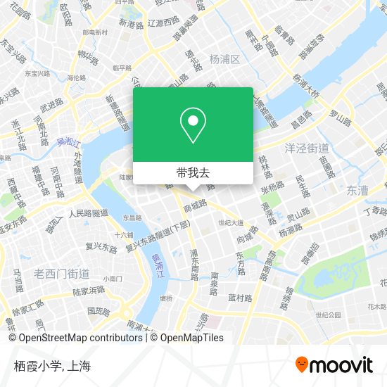 栖霞小学地图