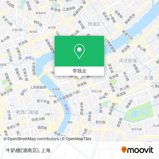 牛奶棚(浦南店)地图