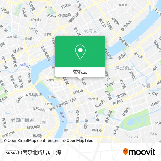 家家乐(南泉北路店)地图