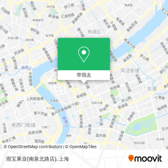 雨宝果业(南泉北路店)地图