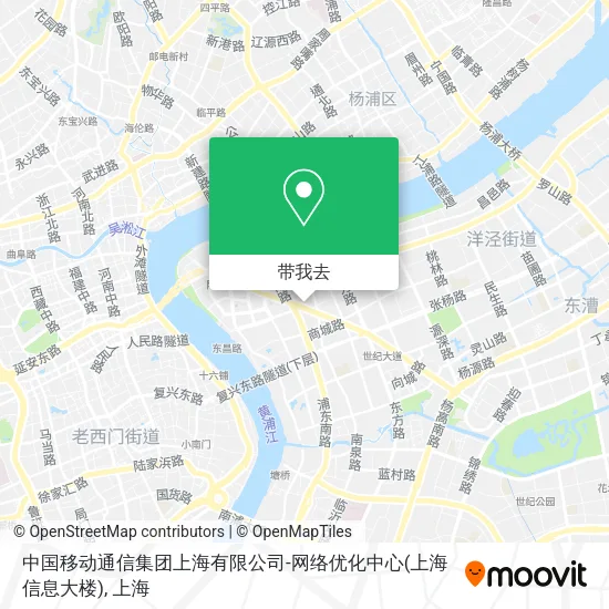 中国移动通信集团上海有限公司-网络优化中心(上海信息大楼)地图