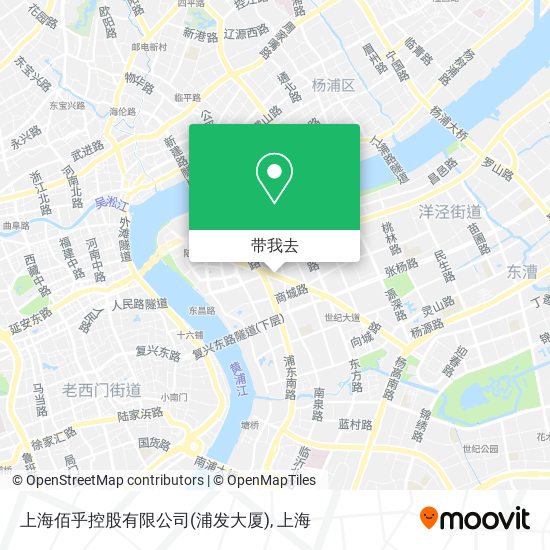 上海佰乎控股有限公司(浦发大厦)地图