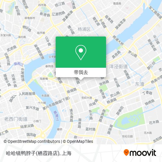 哈哈镜鸭脖子(栖霞路店)地图