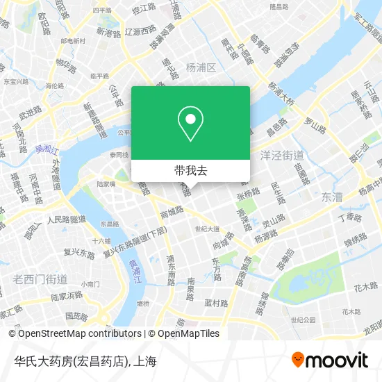 华氏大药房(宏昌药店)地图