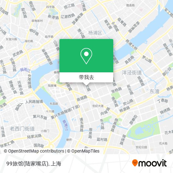 99旅馆(陆家嘴店)地图