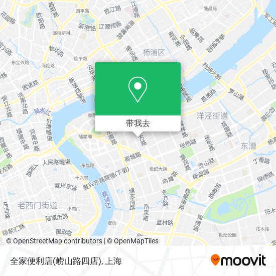 全家便利店(崂山路四店)地图