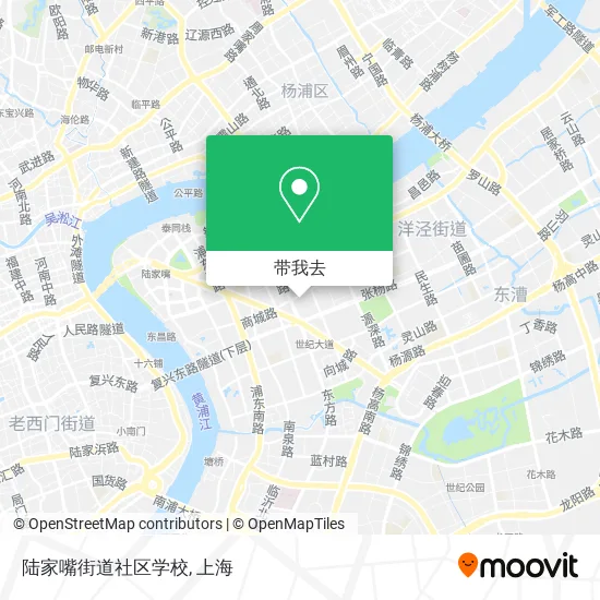 陆家嘴街道社区学校地图