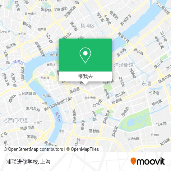 浦联进修学校地图