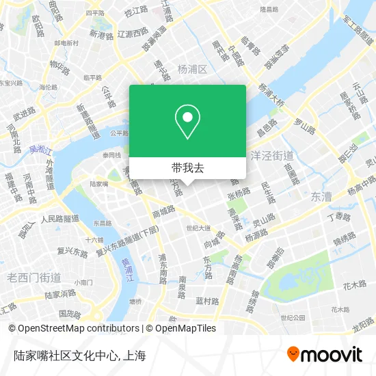 陆家嘴社区文化中心地图