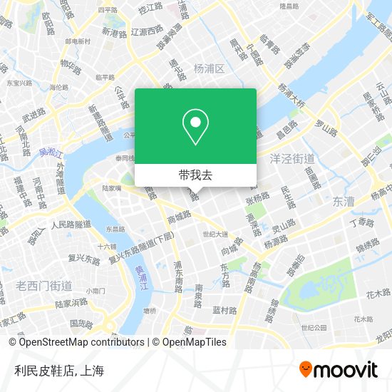 利民皮鞋店地图