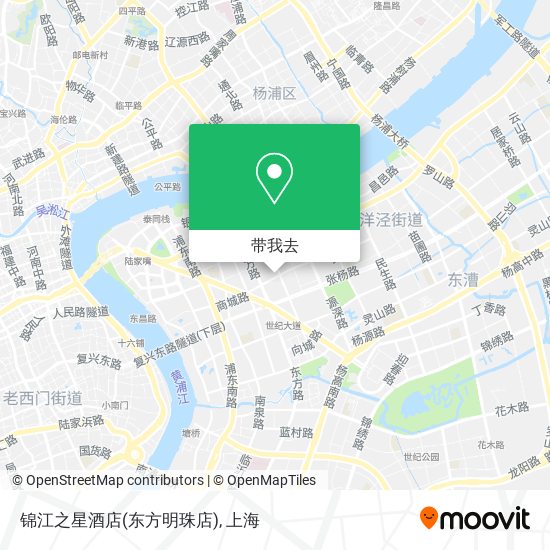 锦江之星酒店(东方明珠店)地图