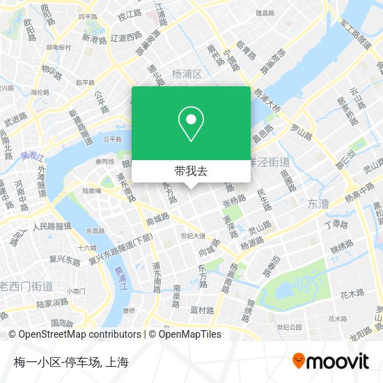 梅一小区-停车场地图