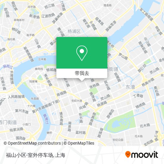 福山小区-室外停车场地图