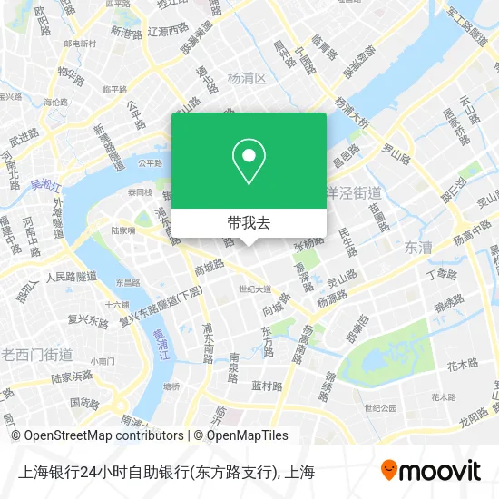 上海银行24小时自助银行(东方路支行)地图