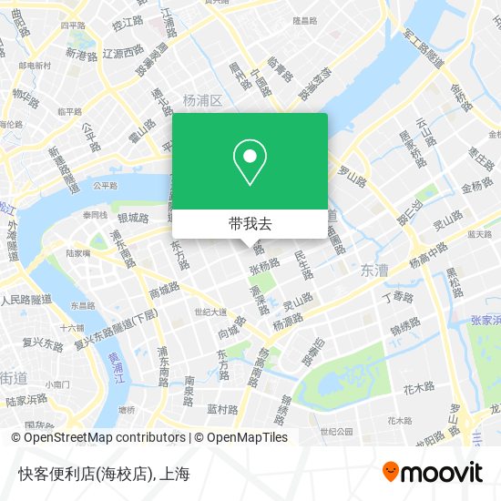 快客便利店(海校店)地图