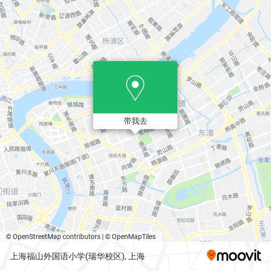 上海福山外国语小学(瑞华校区)地图