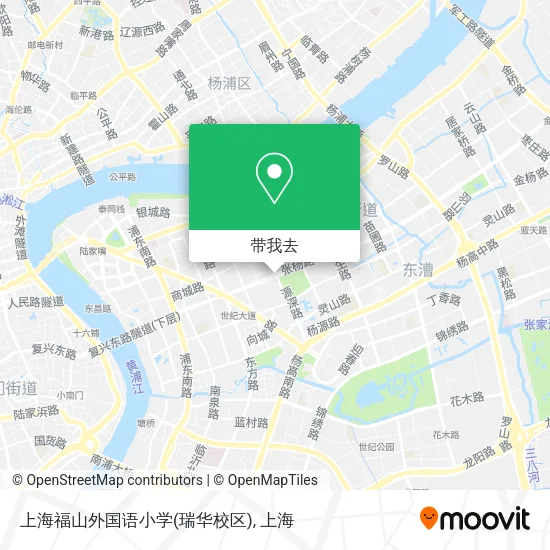 上海福山外国语小学(瑞华校区)地图