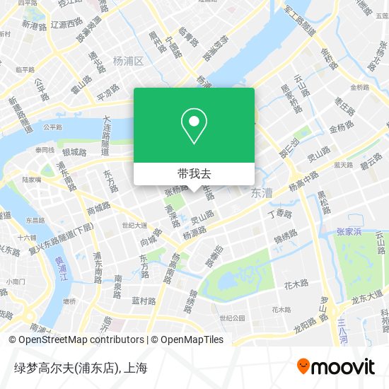 绿梦高尔夫(浦东店)地图