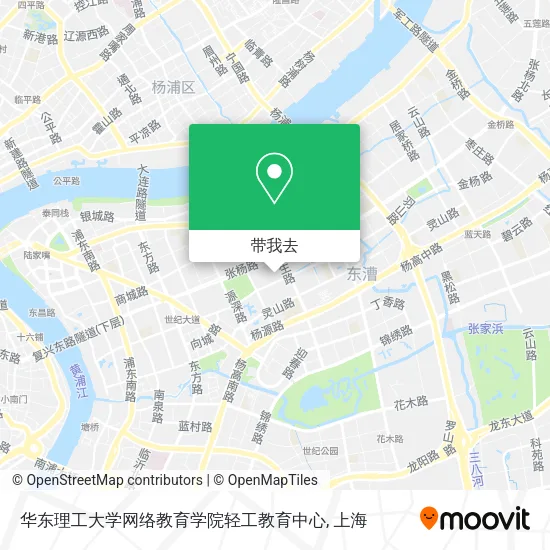 华东理工大学网络教育学院轻工教育中心地图