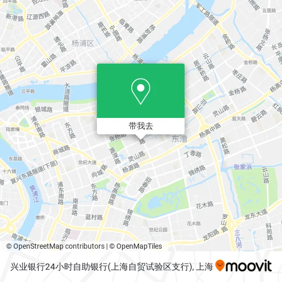 兴业银行24小时自助银行(上海自贸试验区支行)地图