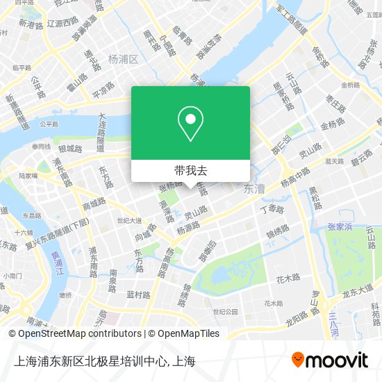 上海浦东新区北极星培训中心地图