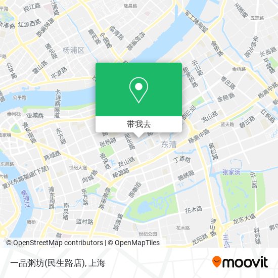 一品粥坊(民生路店)地图