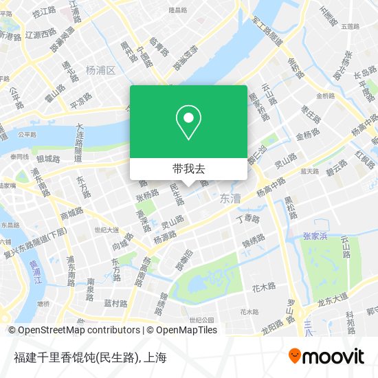 福建千里香馄饨(民生路)地图