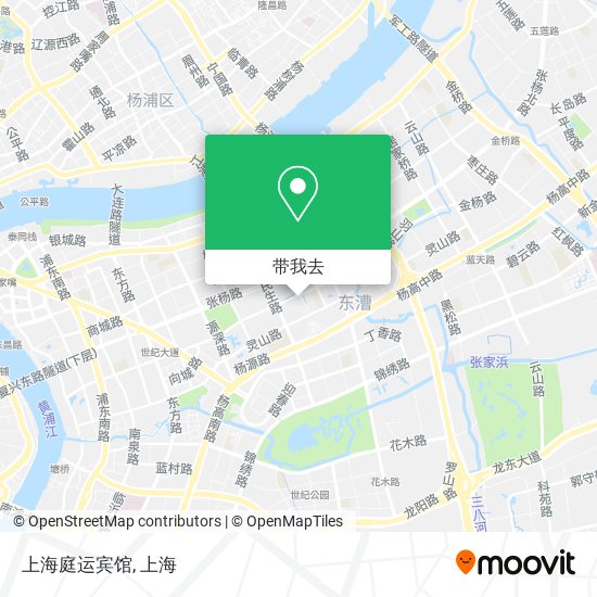 上海庭运宾馆地图