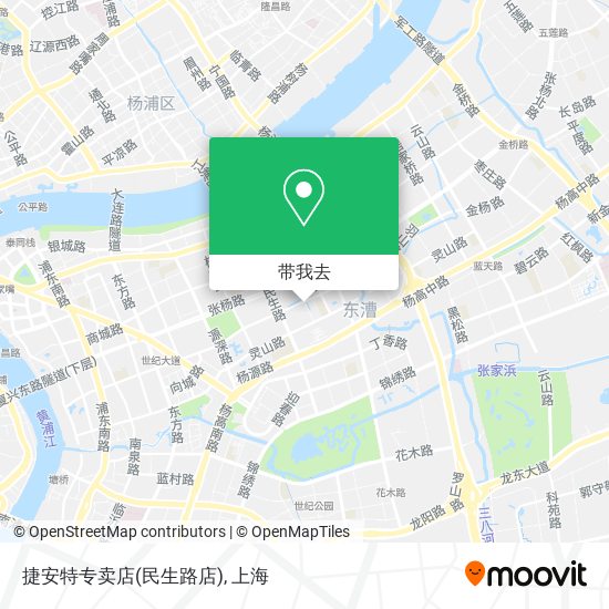 捷安特专卖店(民生路店)地图