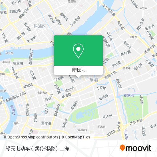 绿亮电动车专卖(张杨路)地图