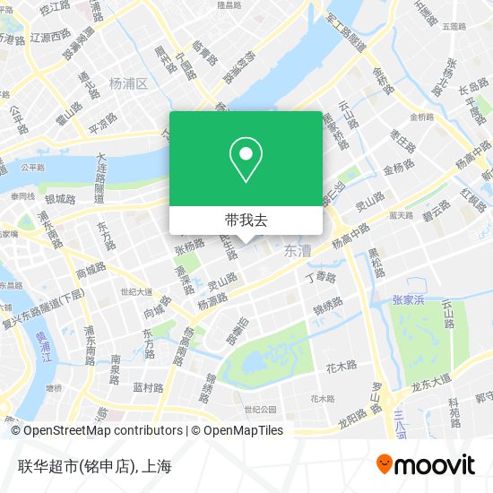 联华超市(铭申店)地图