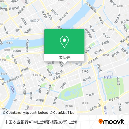 中国农业银行ATM(上海张杨路支行)地图