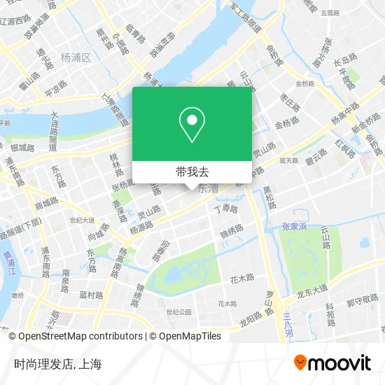 时尚理发店地图