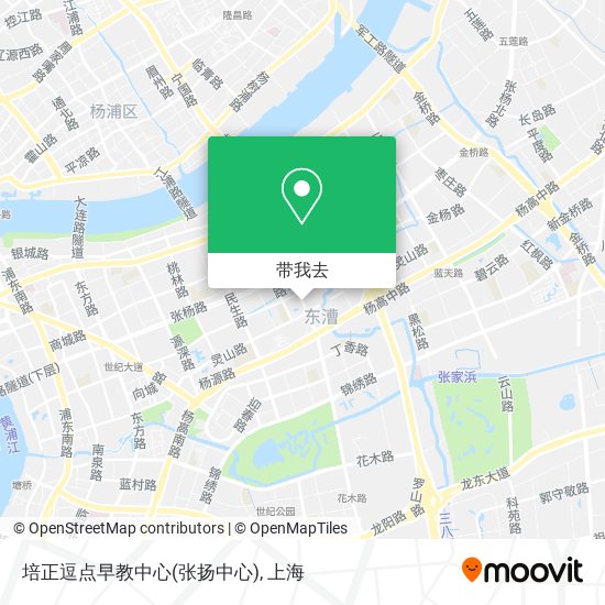 培正逗点早教中心(张扬中心)地图