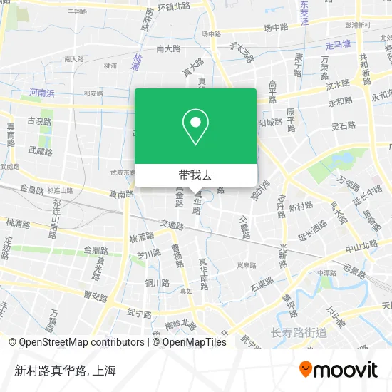 新村路真华路地图