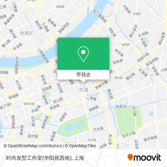 时尚发型工作室(华阳苑西南)地图