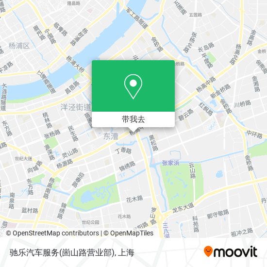 驰乐汽车服务(崮山路营业部)地图