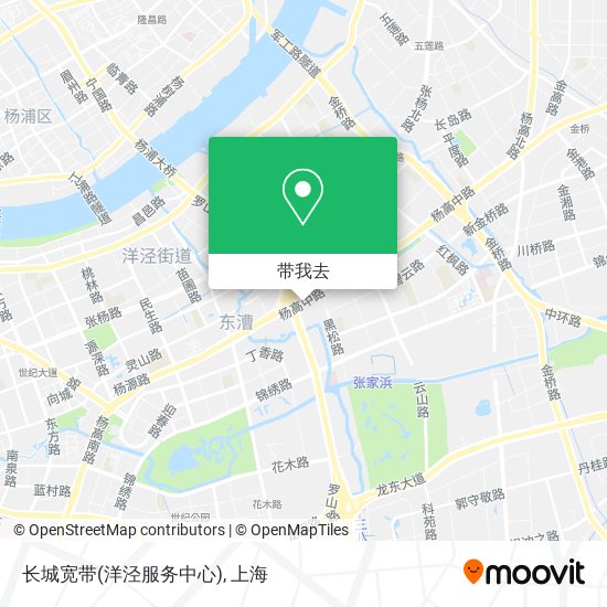 长城宽带(洋泾服务中心)地图